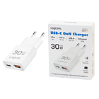 Productafbeelding LogiLink 230V 1xUSB-C 30W + 1xUSB-A 18W